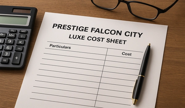 Prestige Basavanagudi Cost Sheet